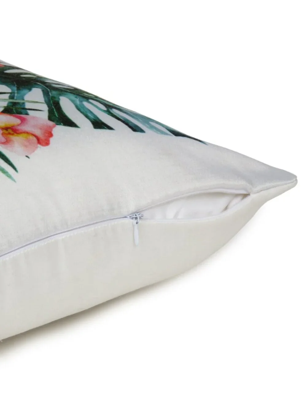 Oussum Home Decor Pillow Case Cotton Tropical Leaf & Floral Print Cushion Cover